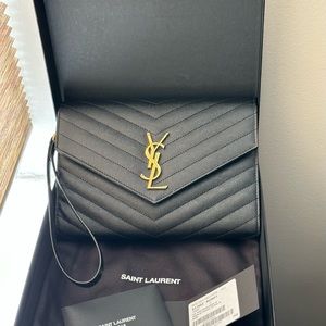 YSL Monogram Clutch